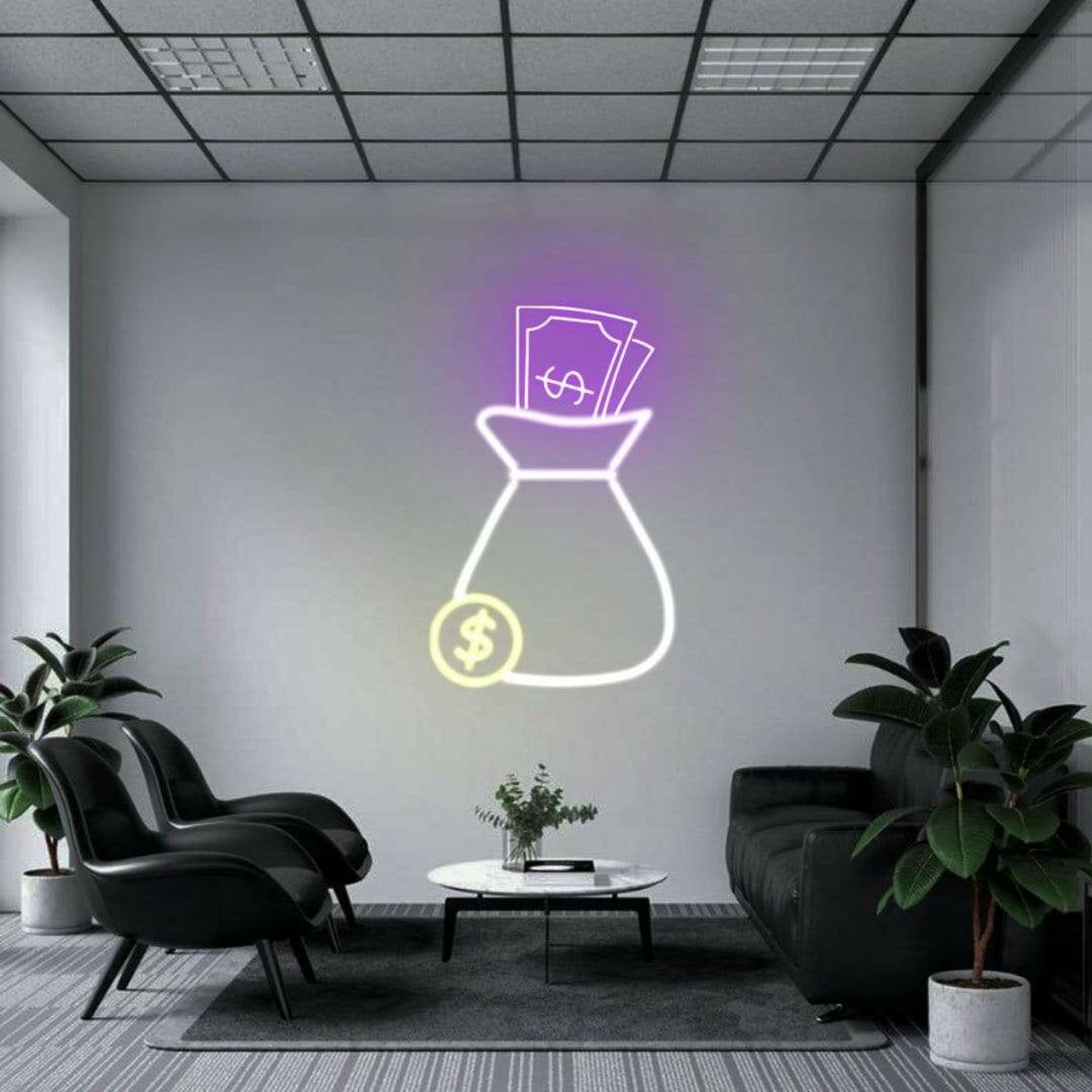 Cash Bag Neon Sign | Shineneon