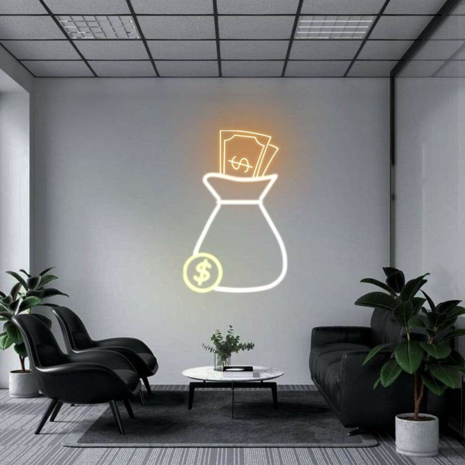 Cash Bag Neon Sign | Shineneon