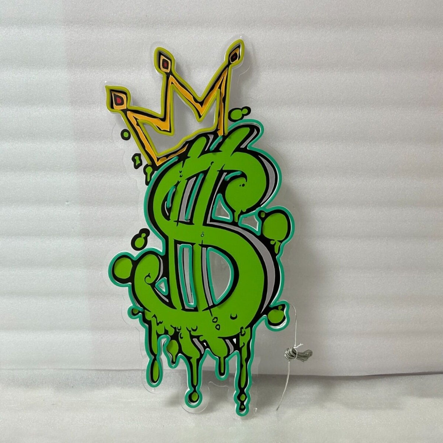 Cash Is King Led Neon Sign X Acrylic Artwork - Shineneon