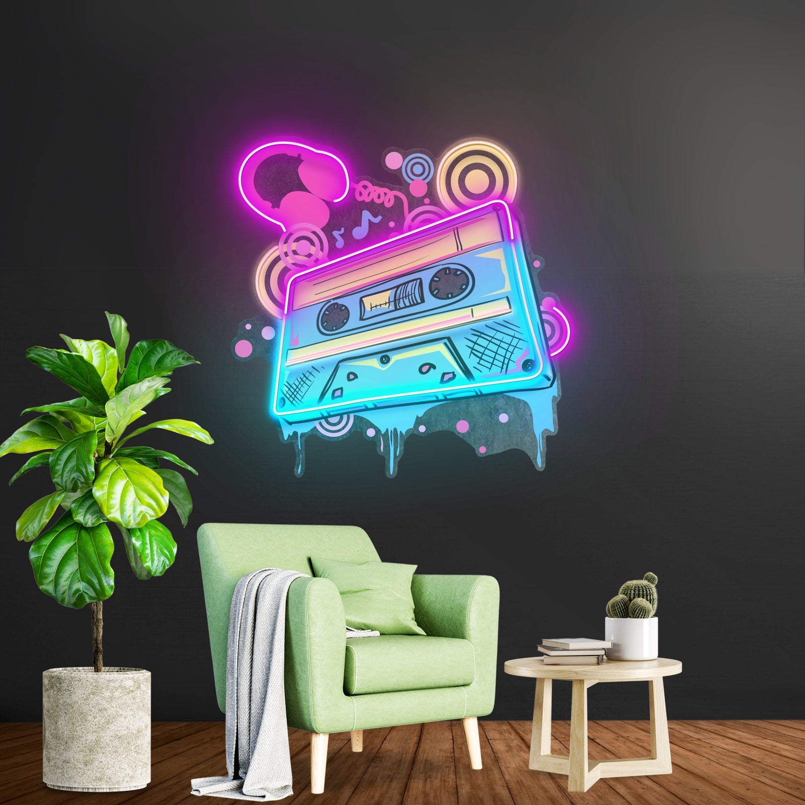 Cassette Color Led Neon Sign Light Custom Led Signs - Shineneon