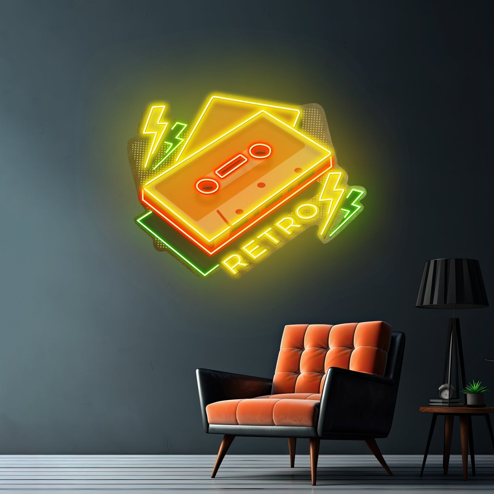 Cassette Retro Custom Led Signs Artwork For Sale - Shineneon