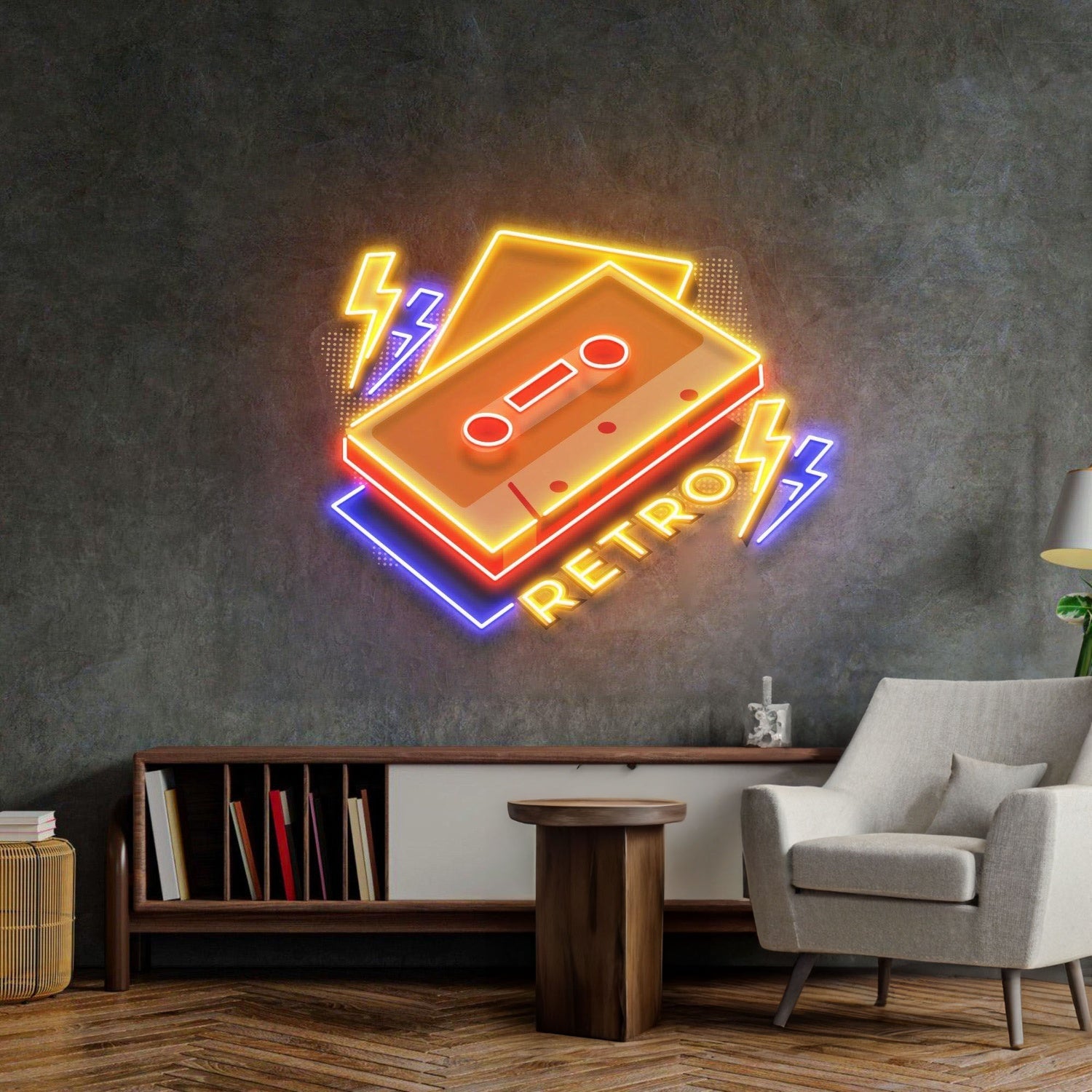 Cassette Retro Led Neon Acrylic Artwork - Shineneon