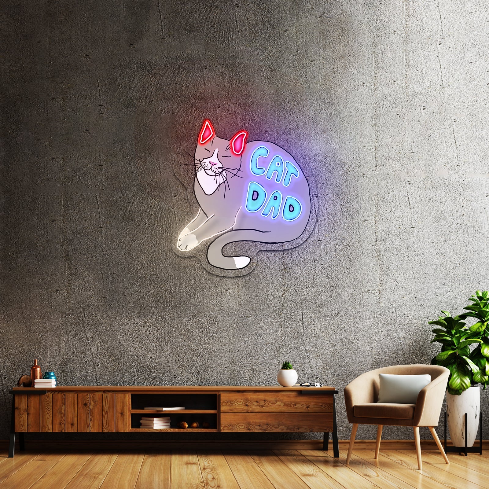 Cat Dog Friendship Led Neon Sign Light Custom Led Signs - Shineneon