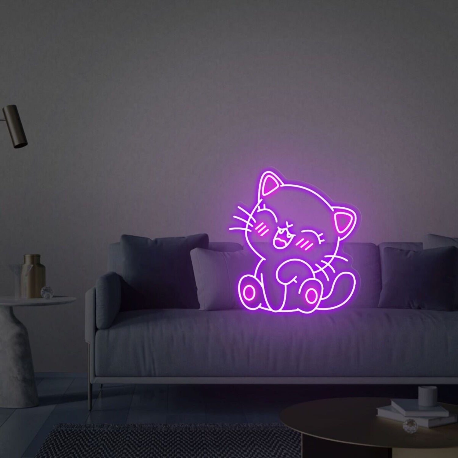 Cat Led Neon Sign Led Neon Lights Cat Wall Neon Decor Neon - Shineneon