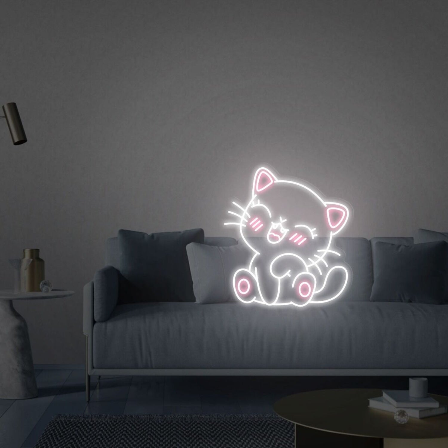 Cat Led Neon Sign Led Neon Lights Cat Wall Neon Decor Neon - Shineneon