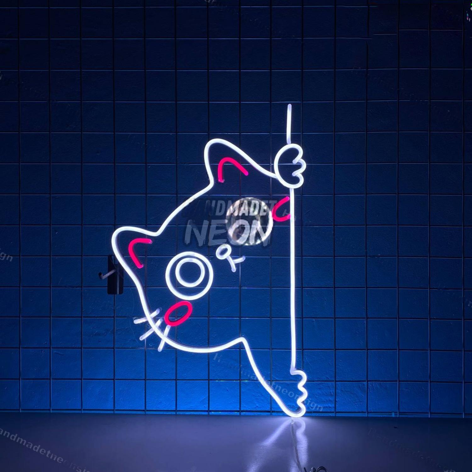 Cat Led Neon Sign Pet Room Wall Art Decor | Shineneon