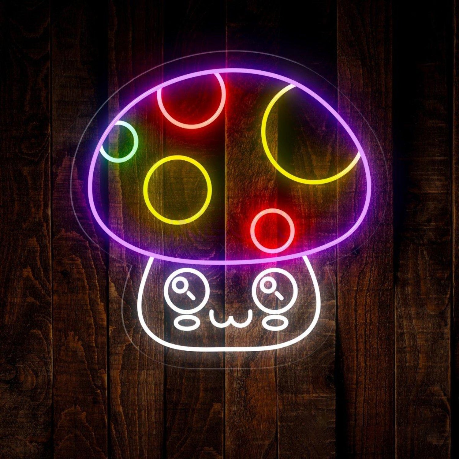 Cat Mushroom Neon Sign For Cat Enthusiasts | Shineneon