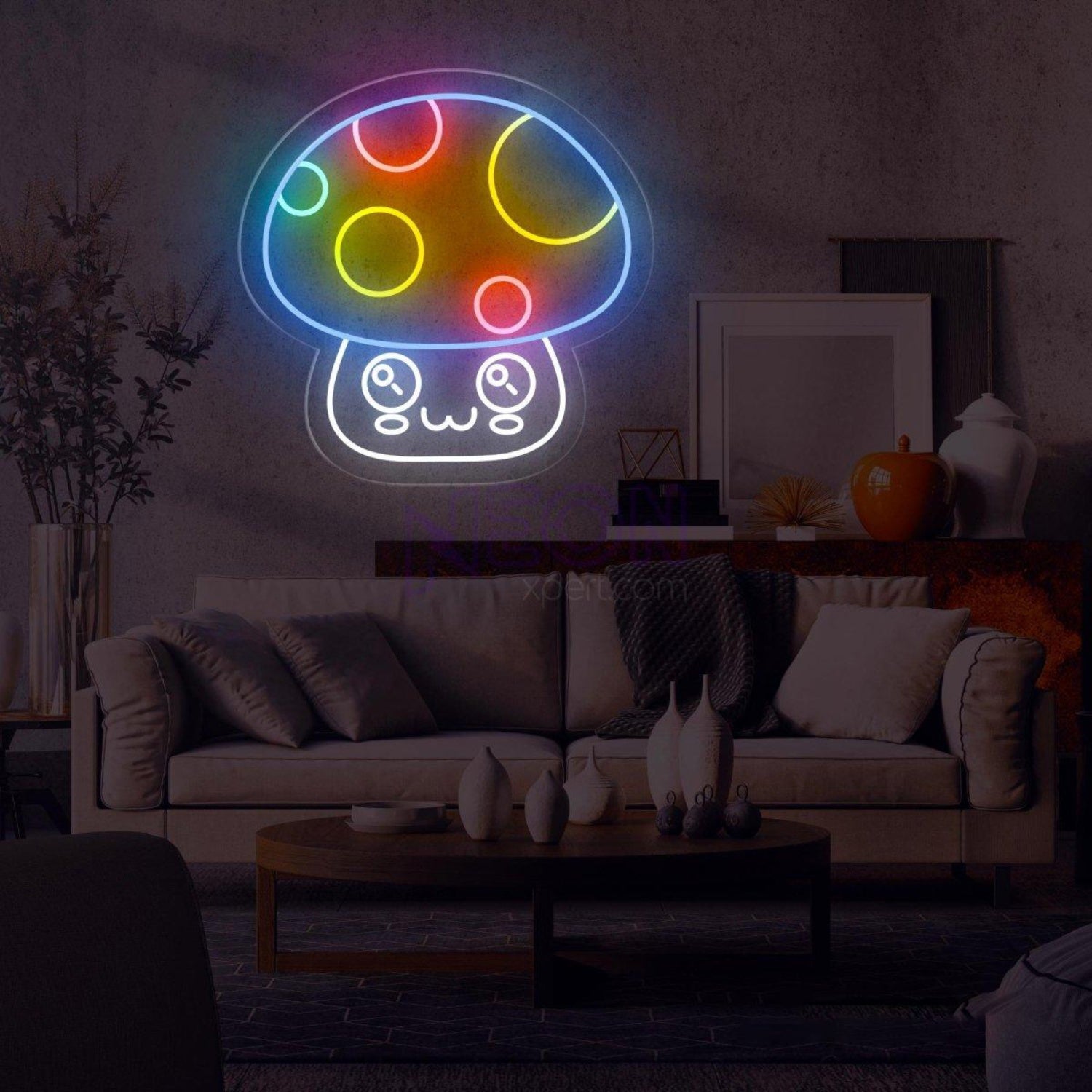 Cat Mushroom Neon Sign For Cat Enthusiasts | Shineneon