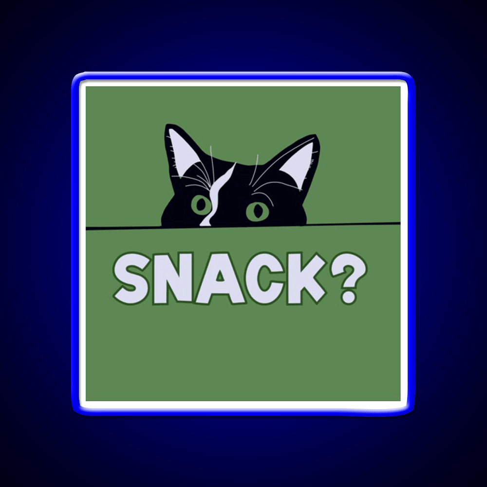 Cat Snack Food Led Neon Sign Rgb Color - Shineneon