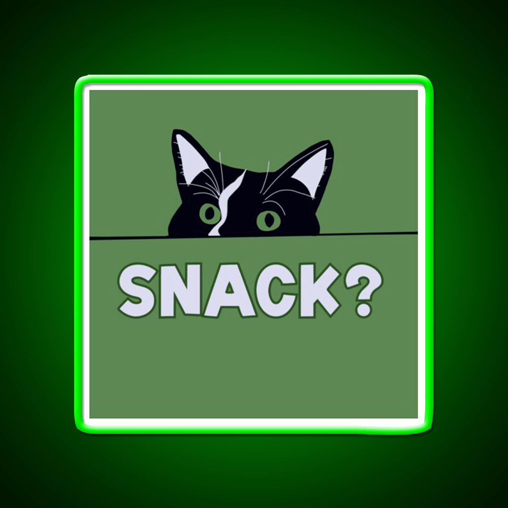 Cat Snack Food Led Neon Sign Rgb Color - Shineneon