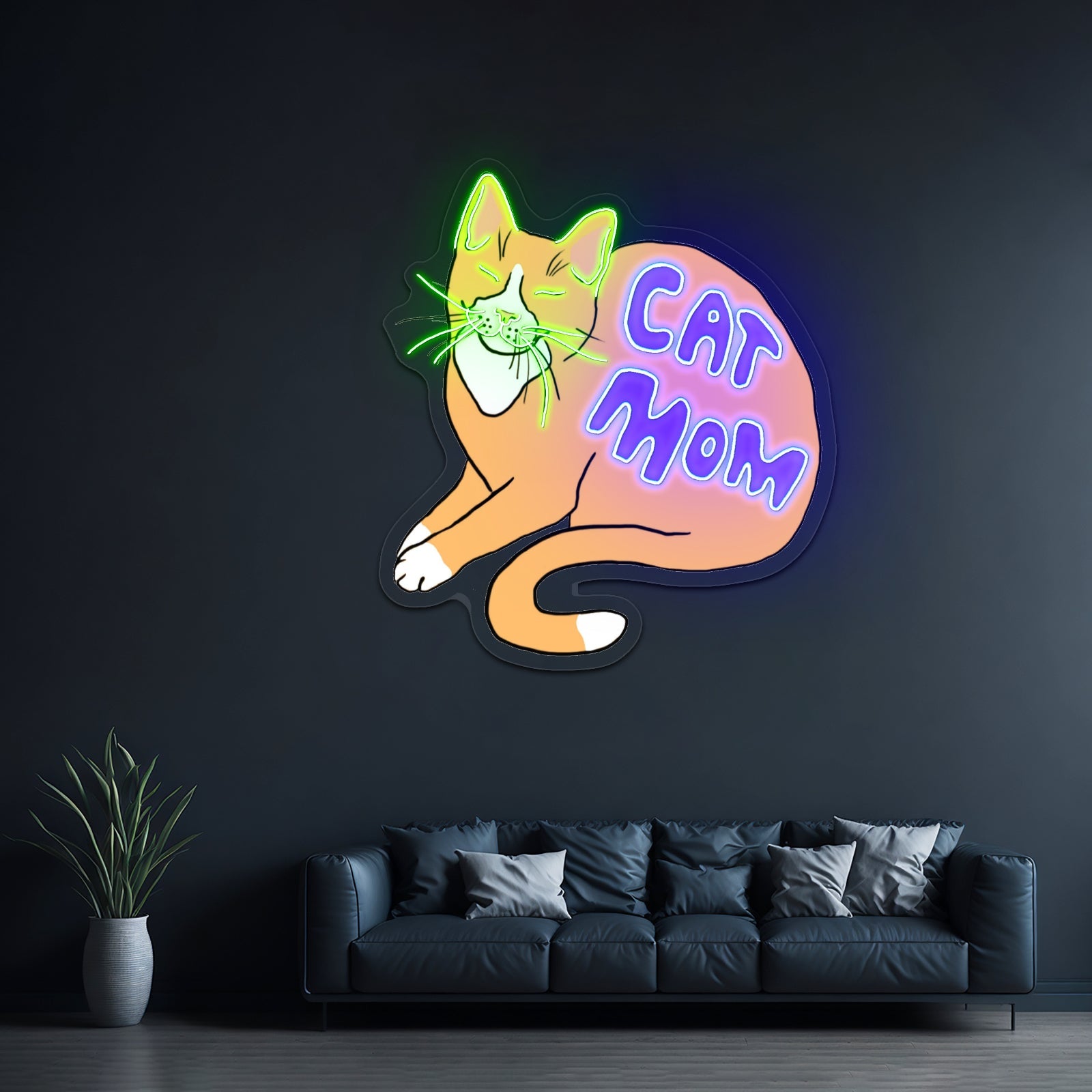 Cat Tea Funny Led Neon Signs - Shineneon