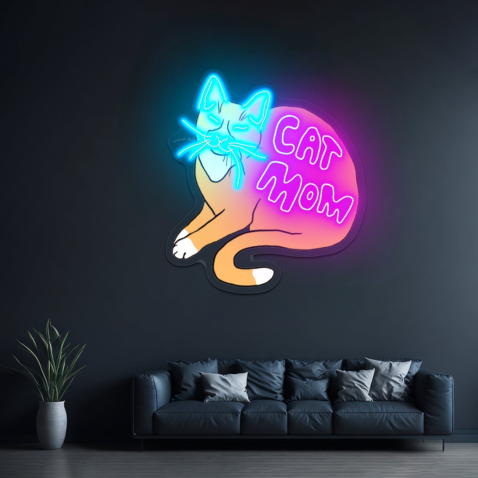 Cat Tea Funny Led Neon Signs - Shineneon