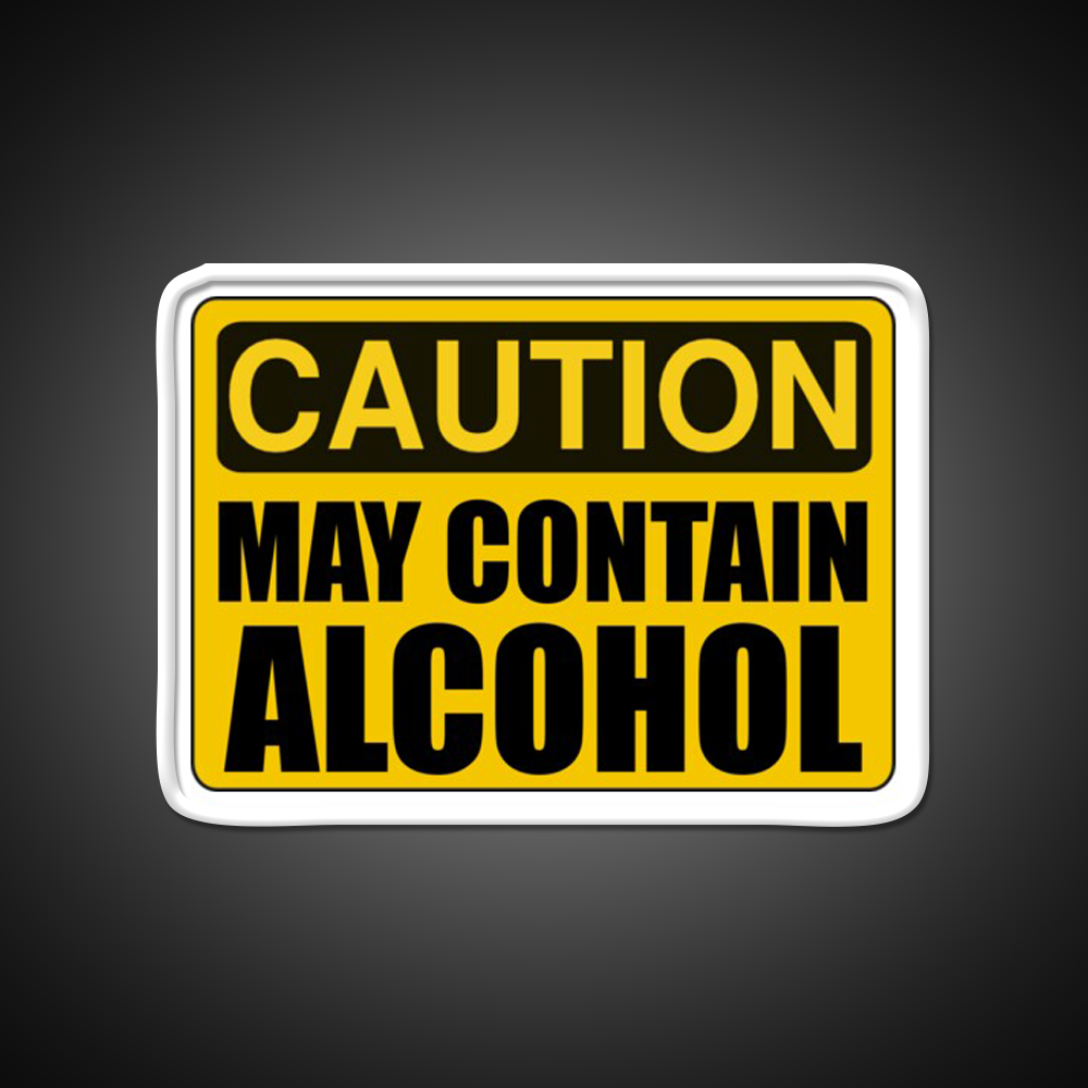 Caution May Contain Alcohol Beer Bar Decor Led Neon Sign Rgb Color - LED neon sign view 11
