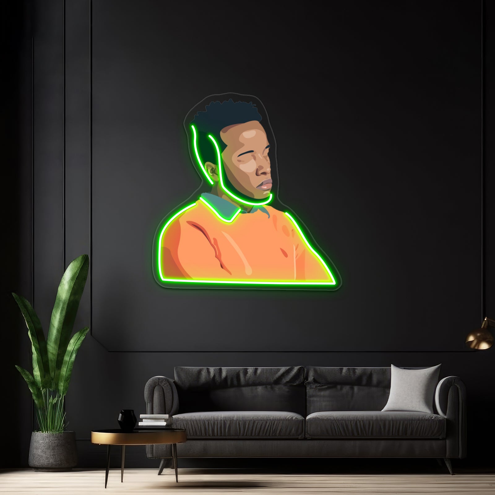 Cautious Clay White Background Wall Artwork Neon Signs | Shineneon