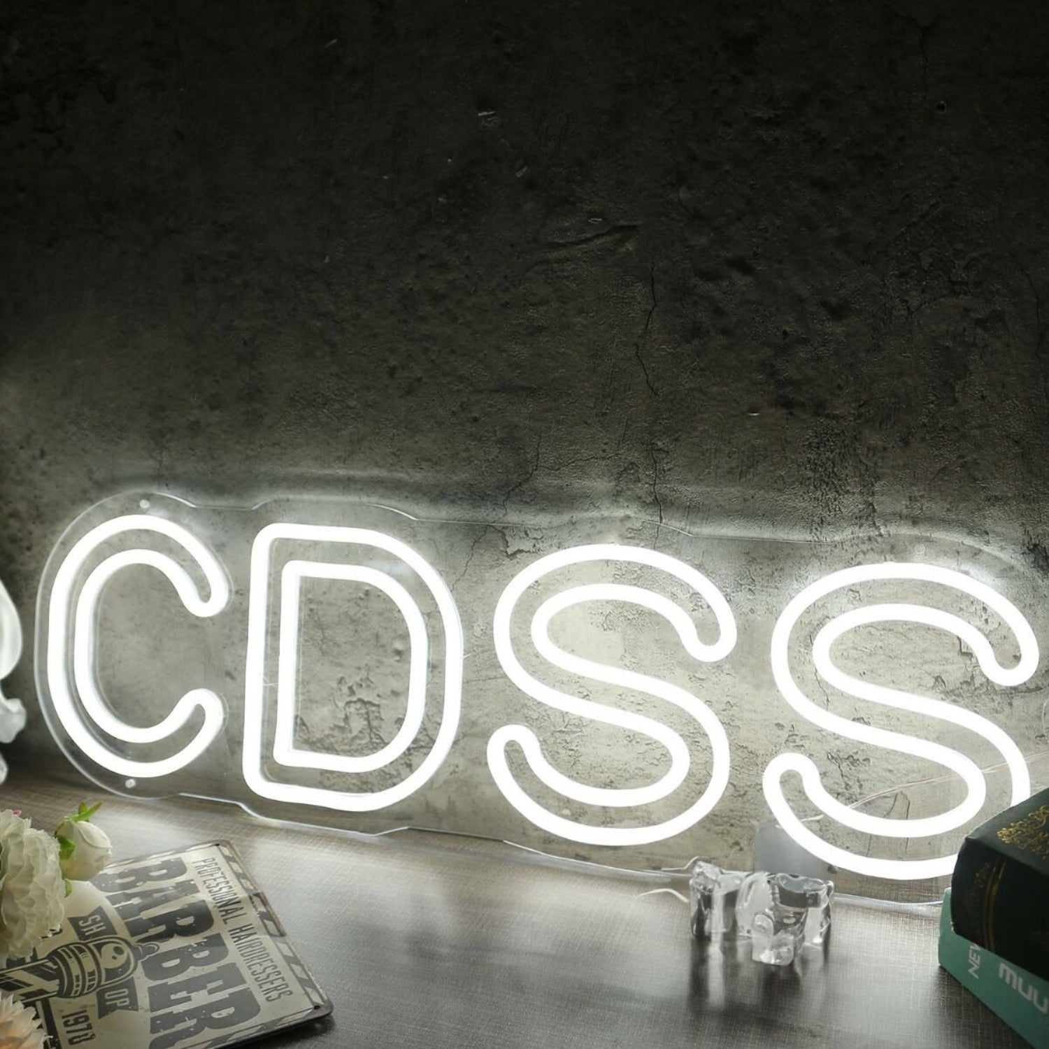 Cdss White Led Neon Sign - Shineneon