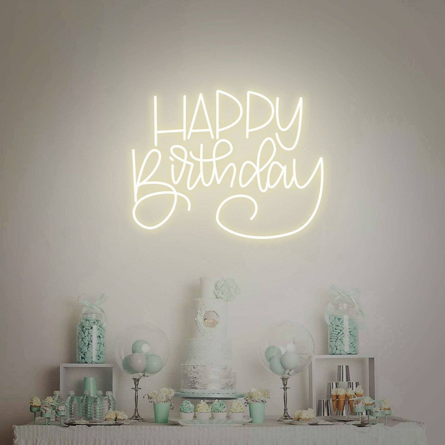 Celebrate In Style Happy Birthday Led Neon Sign | Shineneon