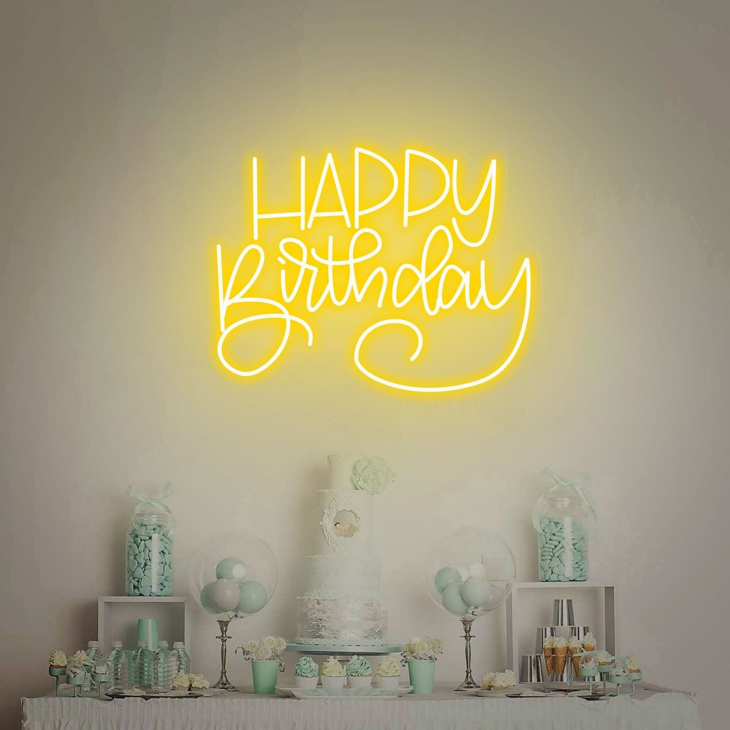 Celebrate In Style Happy Birthday Led Neon Sign | Shineneon
