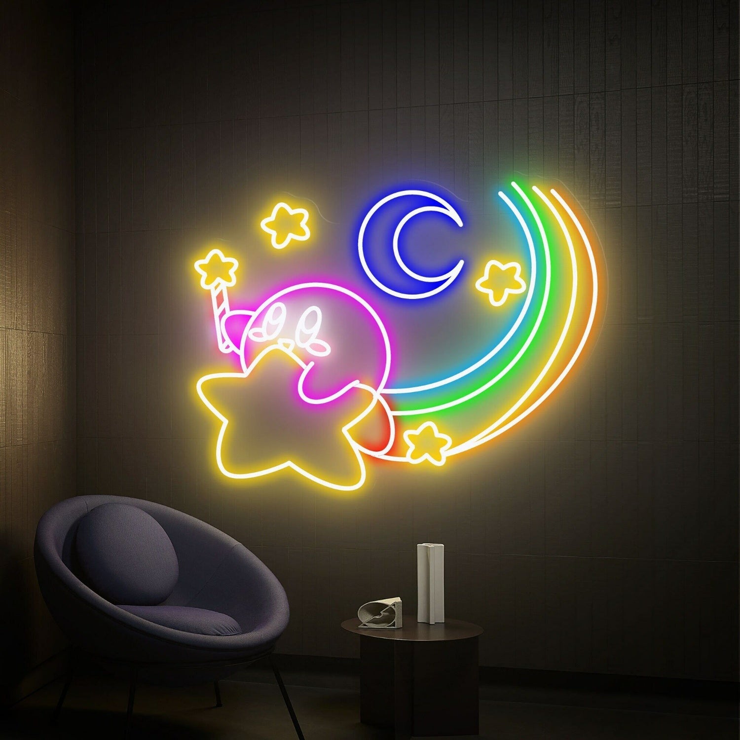 Celebrate In Style Kirby Stars Led Neon Sign For Home - Shineneon