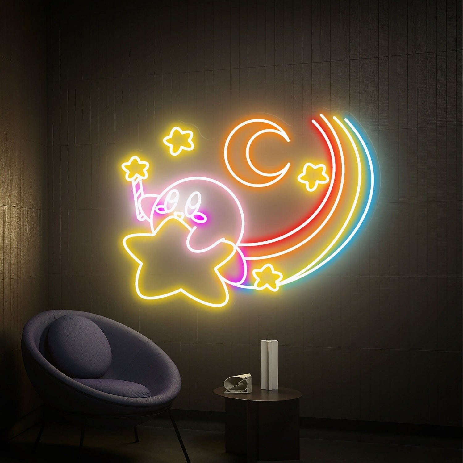 Celebrate In Style Kirby Stars Led Neon Sign For Home - Shineneon