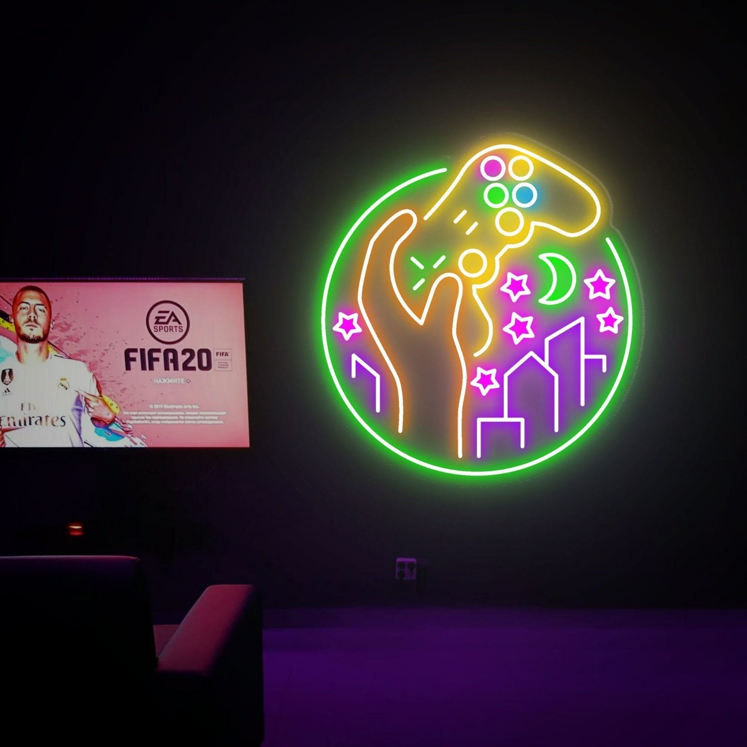 Celebrate In Style With Game Room Wall Decorations - Shineneon