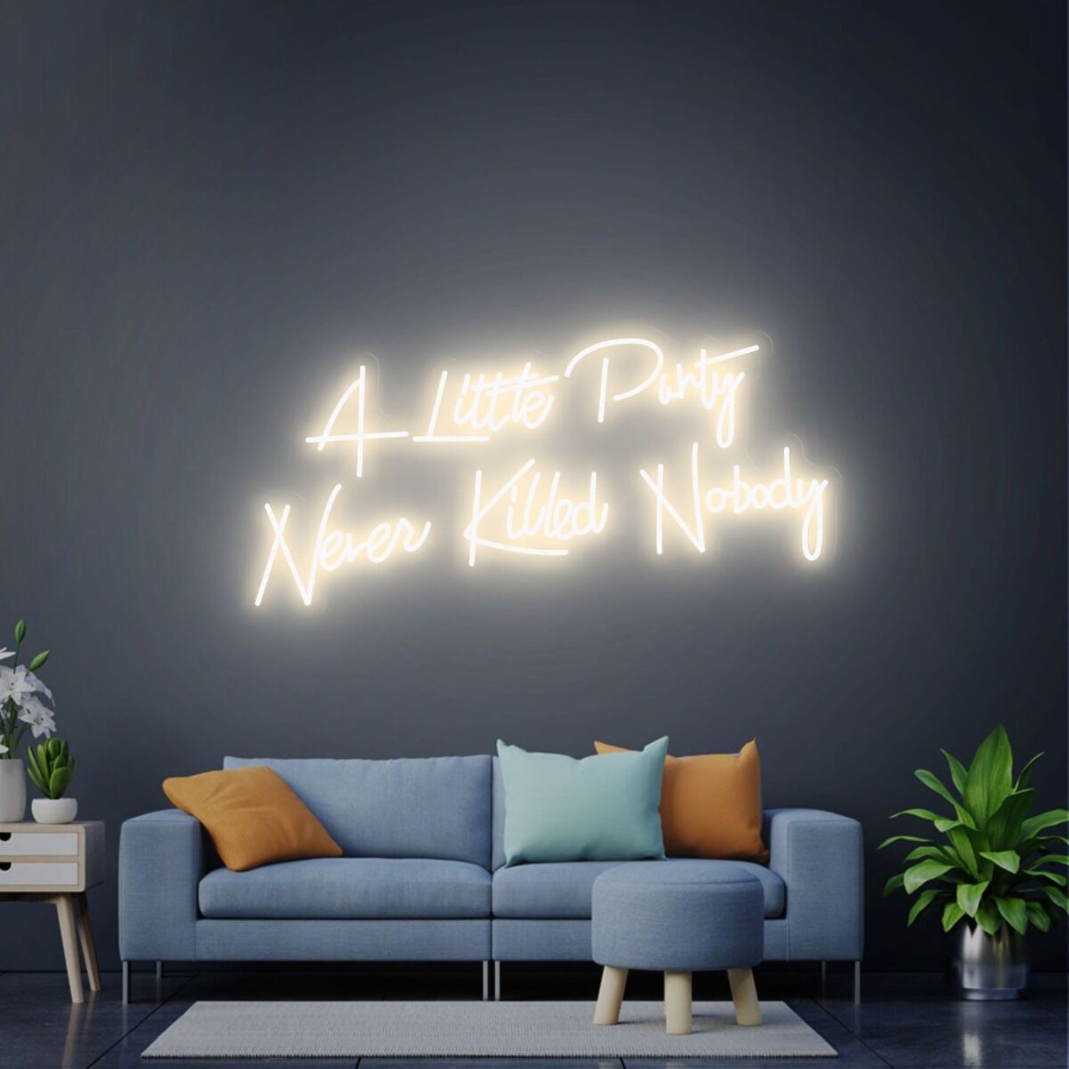 Celebrations A Little Party Never Killed Nobody Led Neon Sign | Shineneon
