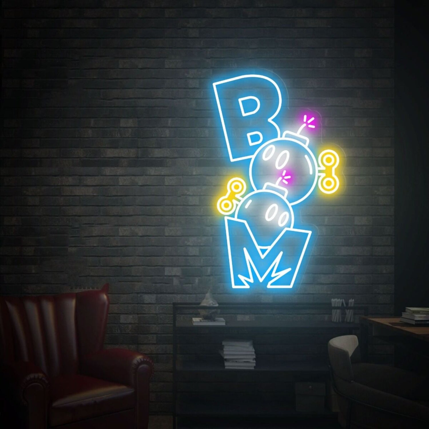 Celebrations And Spaces Boom Led Neon Sign | Shineneon
