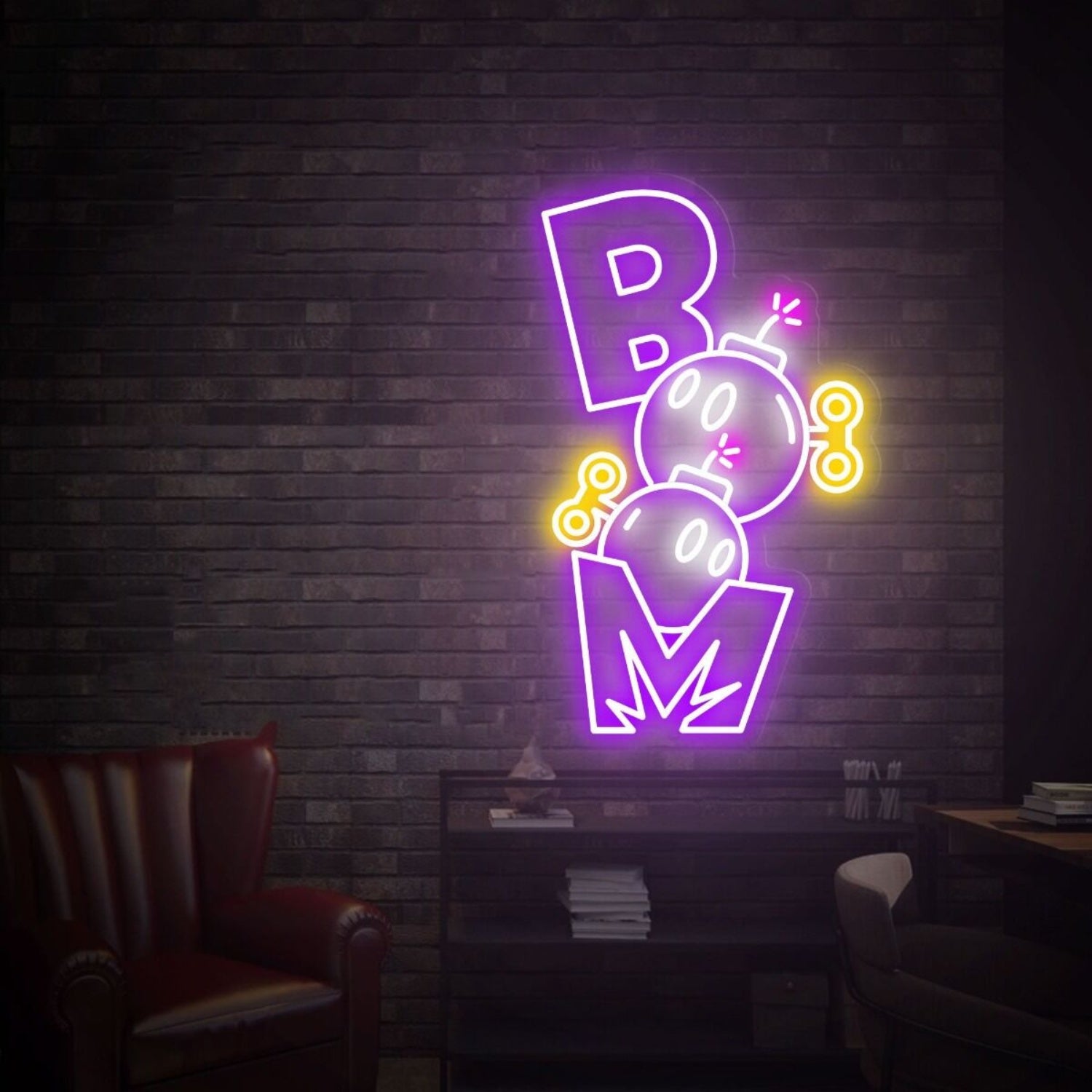 Celebrations And Spaces Boom Led Neon Sign | Shineneon