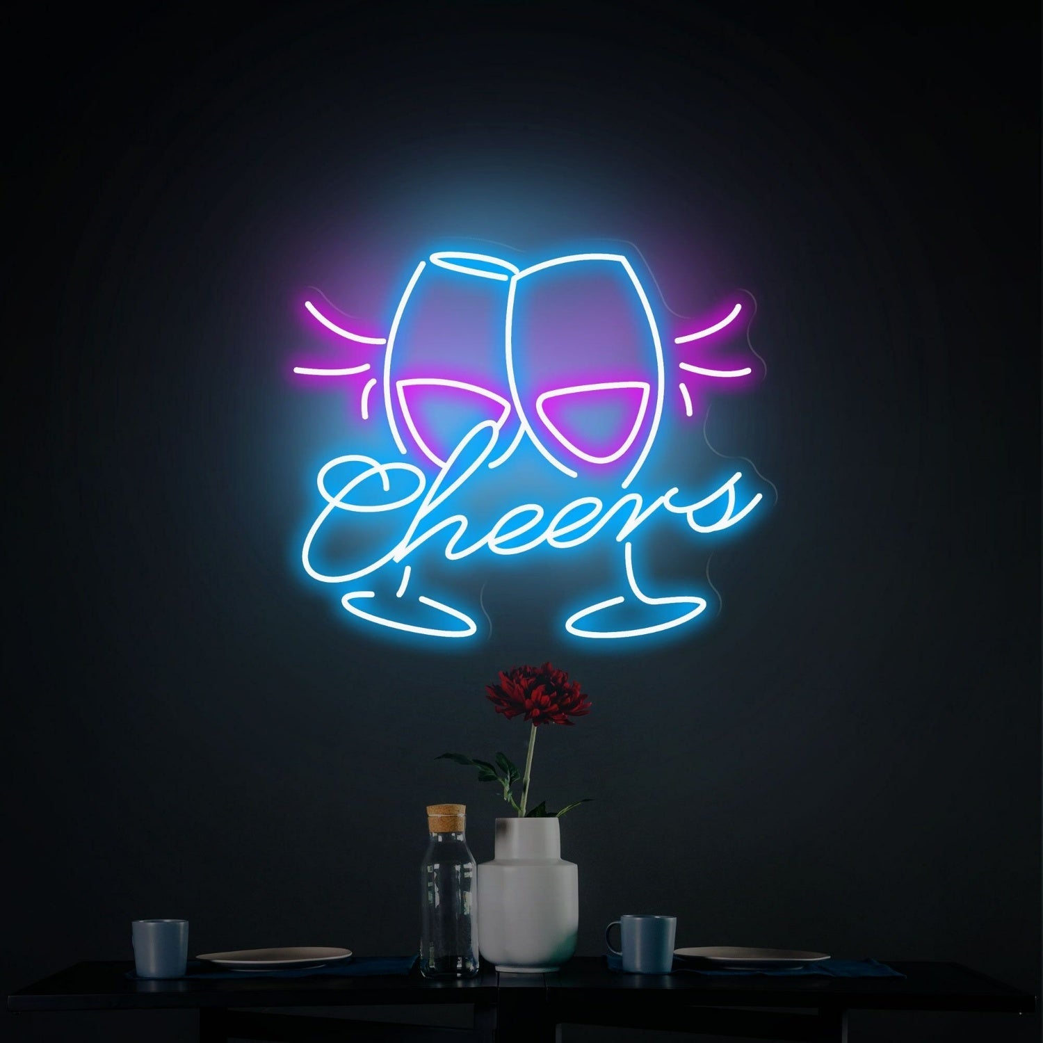 Celebrations Cheers Led Neon Sign Light Kids Rooms Decor - Shineneon