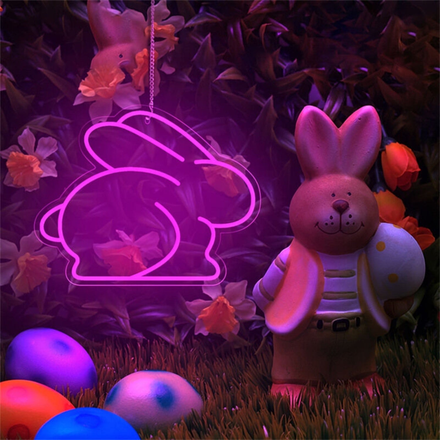 Celebrations Easter Bunny Led Neon Sign For Home Office - Shineneon