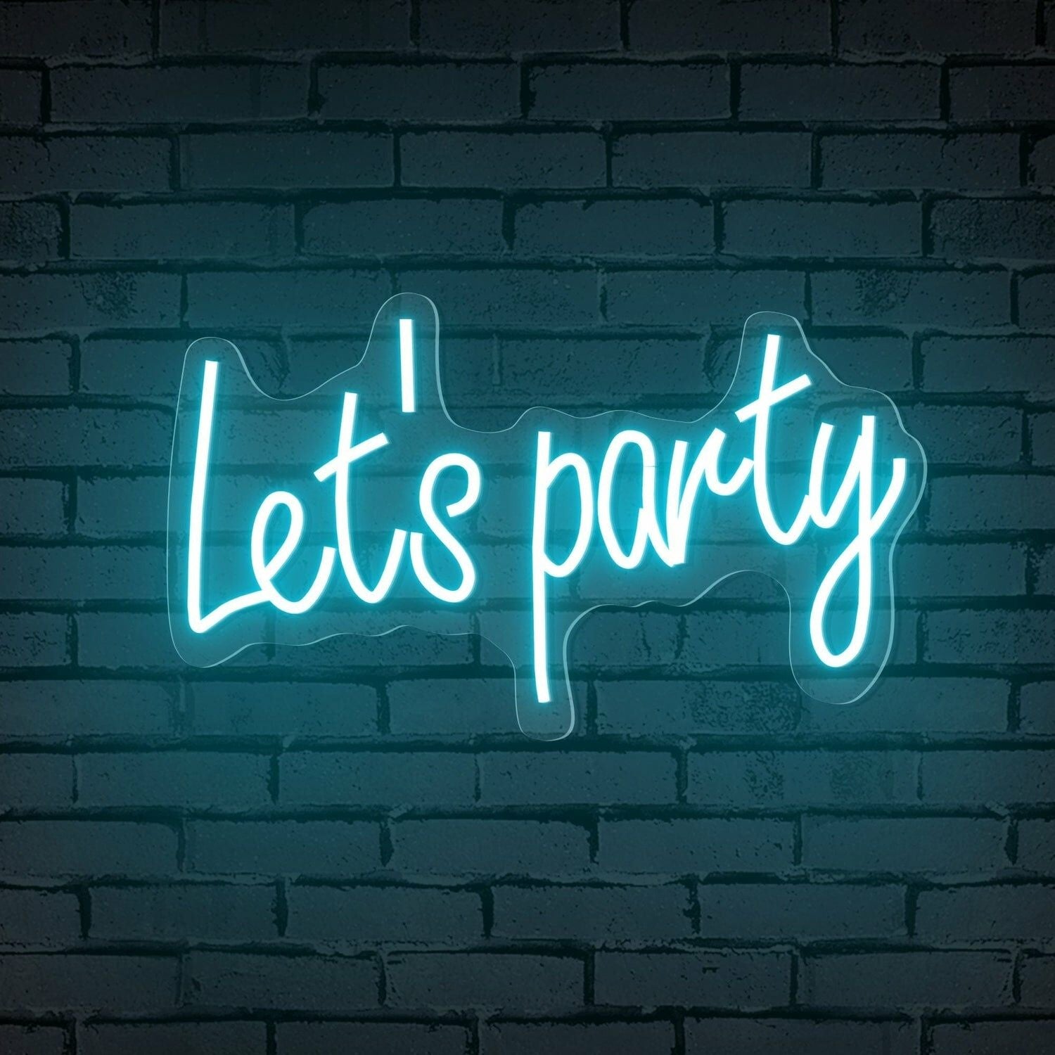 Celebrations Lets Party Words Neon Sign For Special Occasions | Shineneon