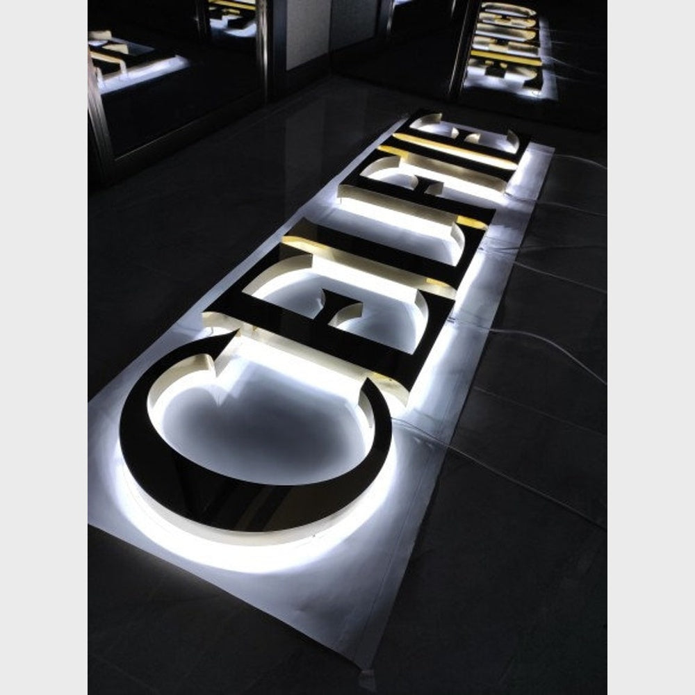 Celfie 3D Backlit Channel Letters Led Light Sign