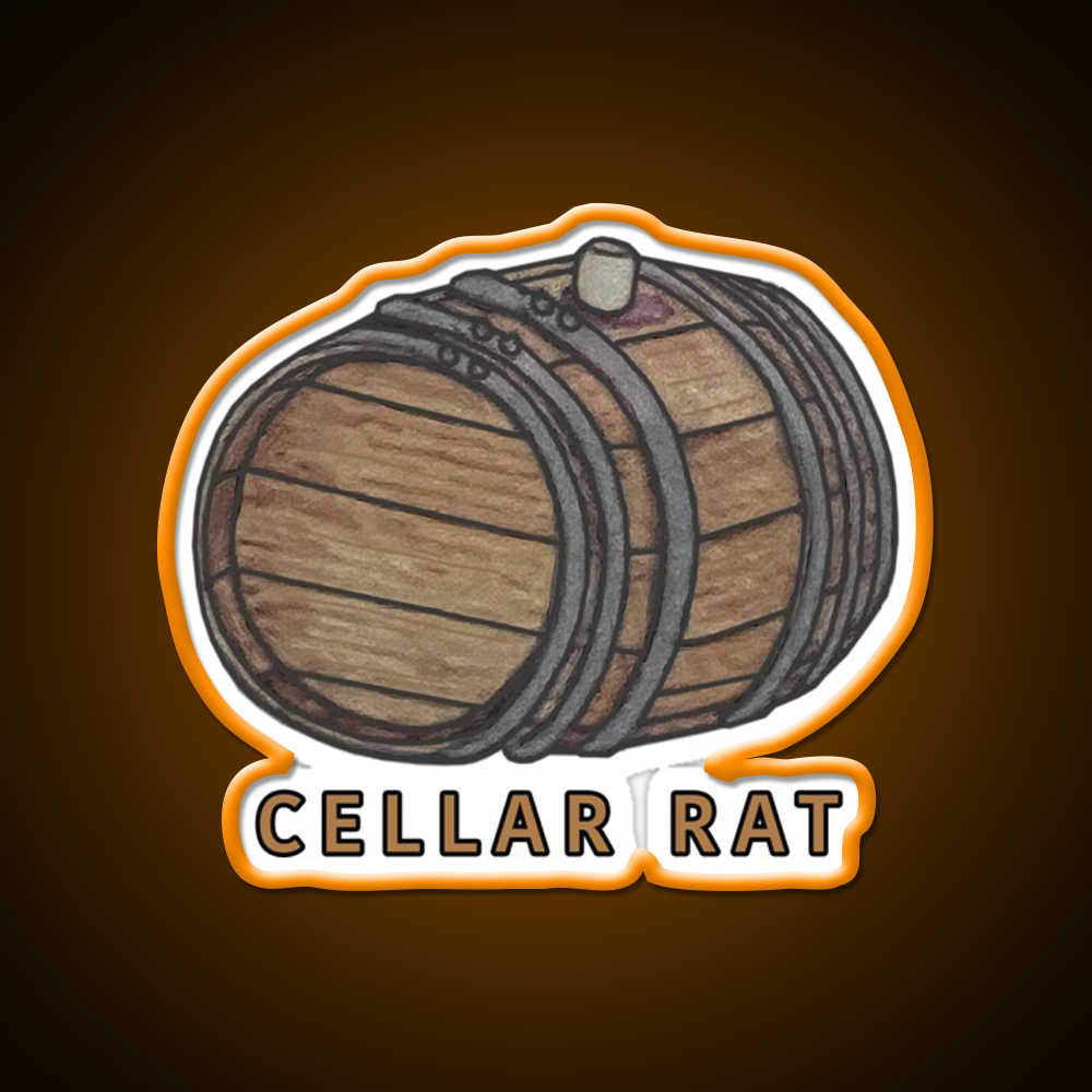 Cellar Rat Whiskey Drink Bar Led Neon Sign Rgb Color