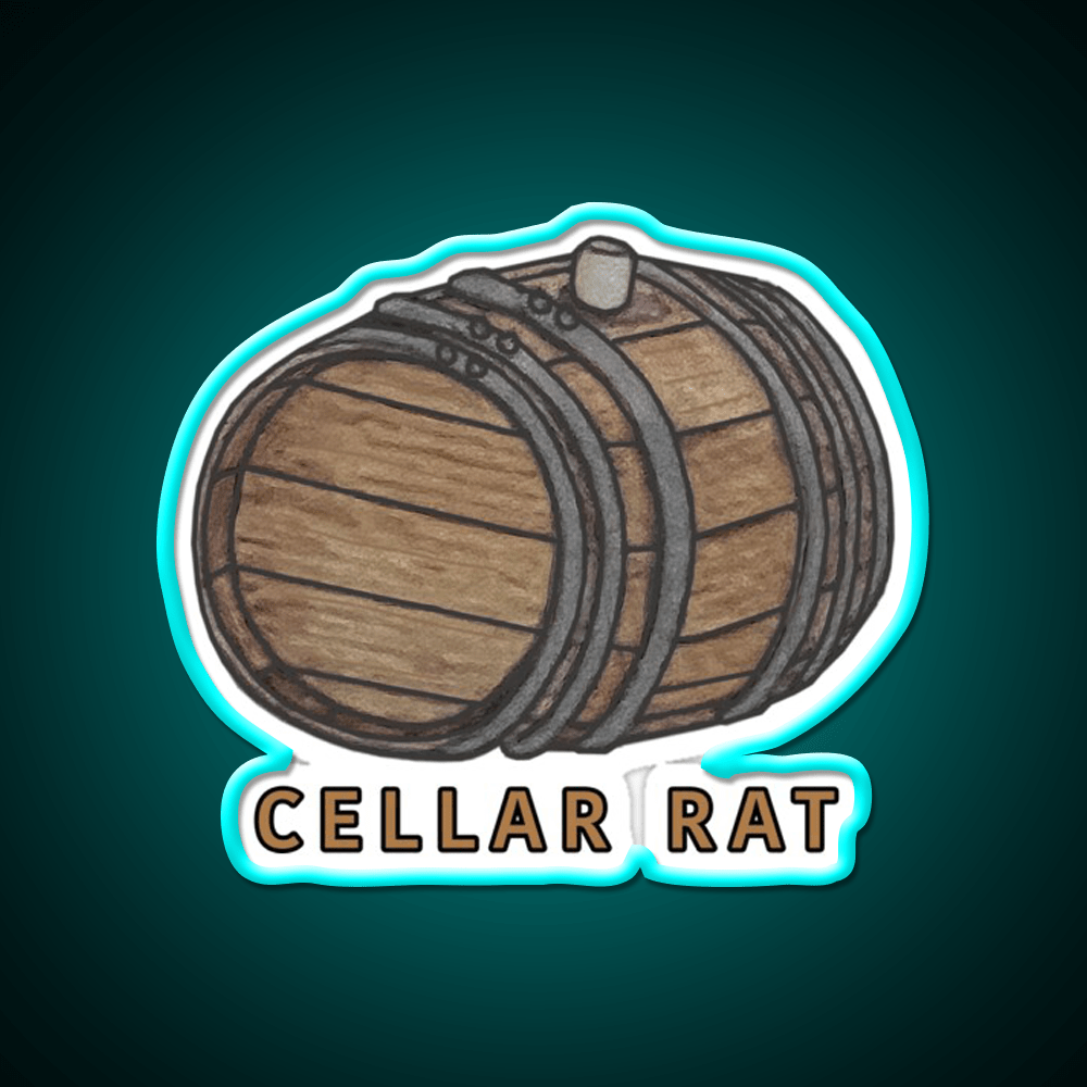 Cellar Rat Whiskey Drink Bar Led Neon Sign Rgb Color - Shineneon