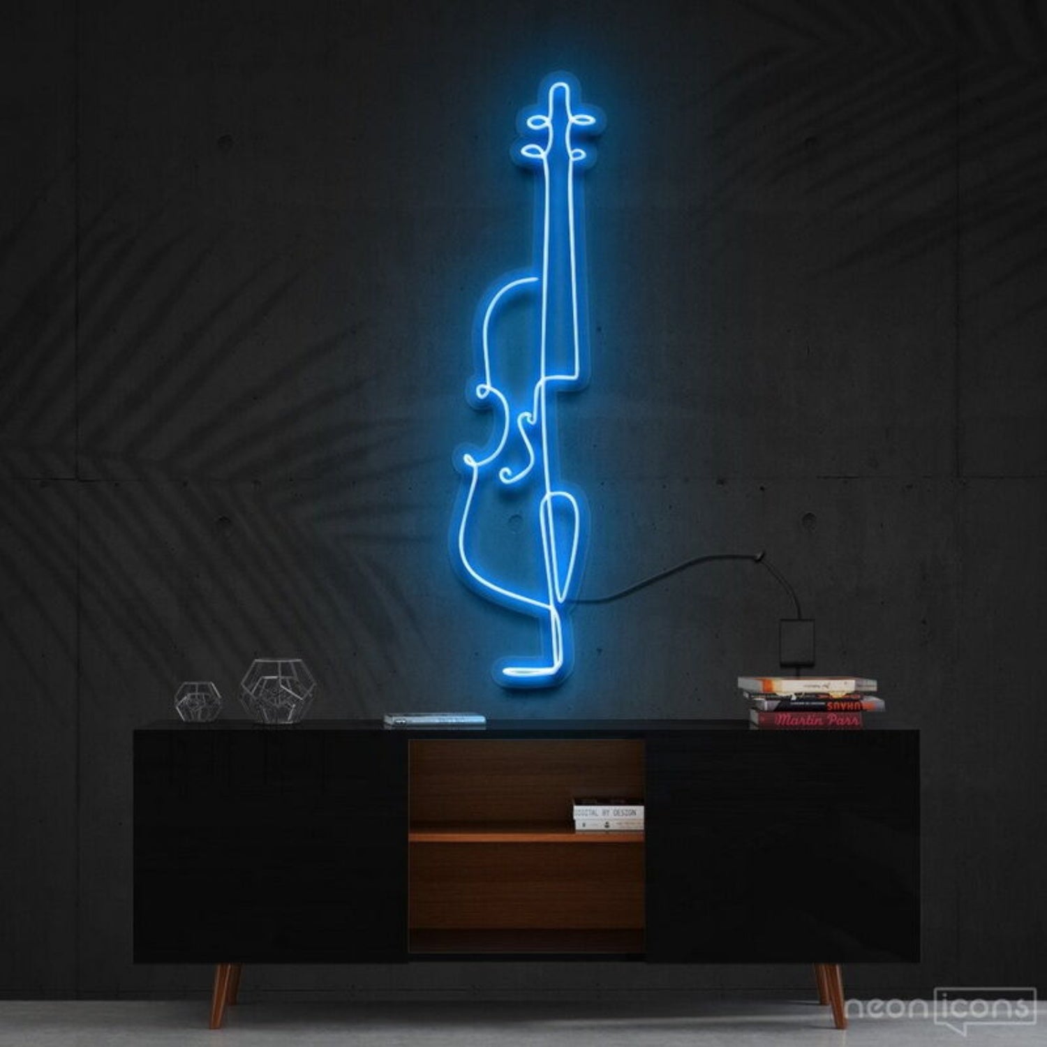 Cello Line Art Neon Sign For Music Lovers And Artistic Decor | Shineneon