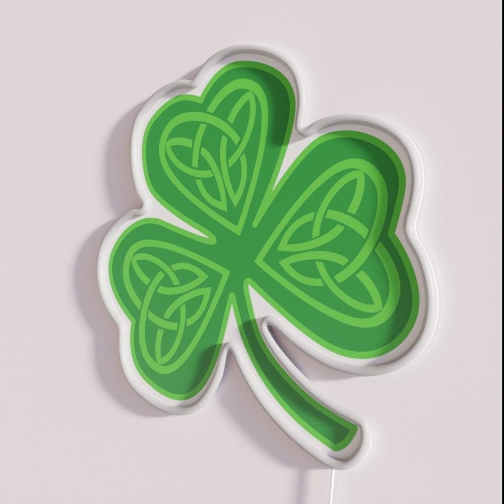 Celtic Clover Rgb Led Neon Sign - Shineneon