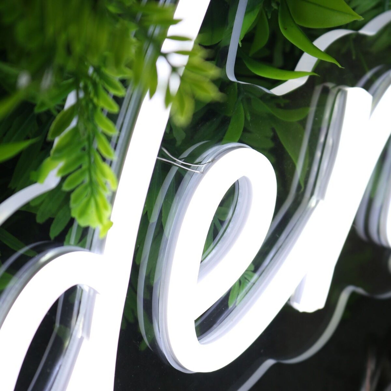 Century Garden White Led Neon Sign - Shineneon