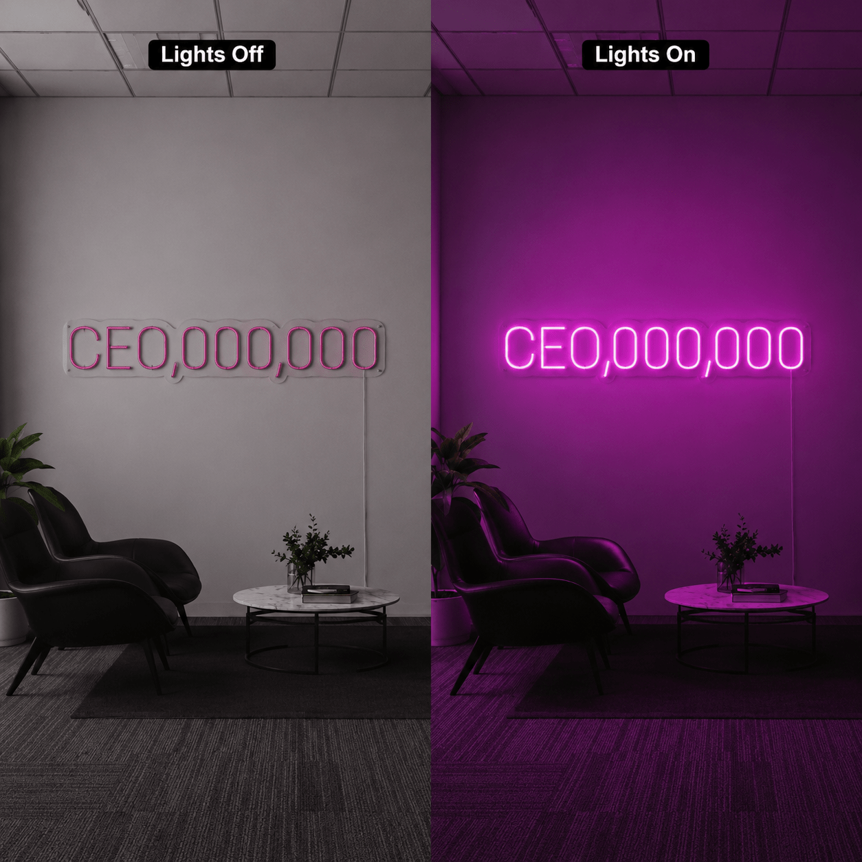 CEO,000,000 LED Neon Sign - Shineneon