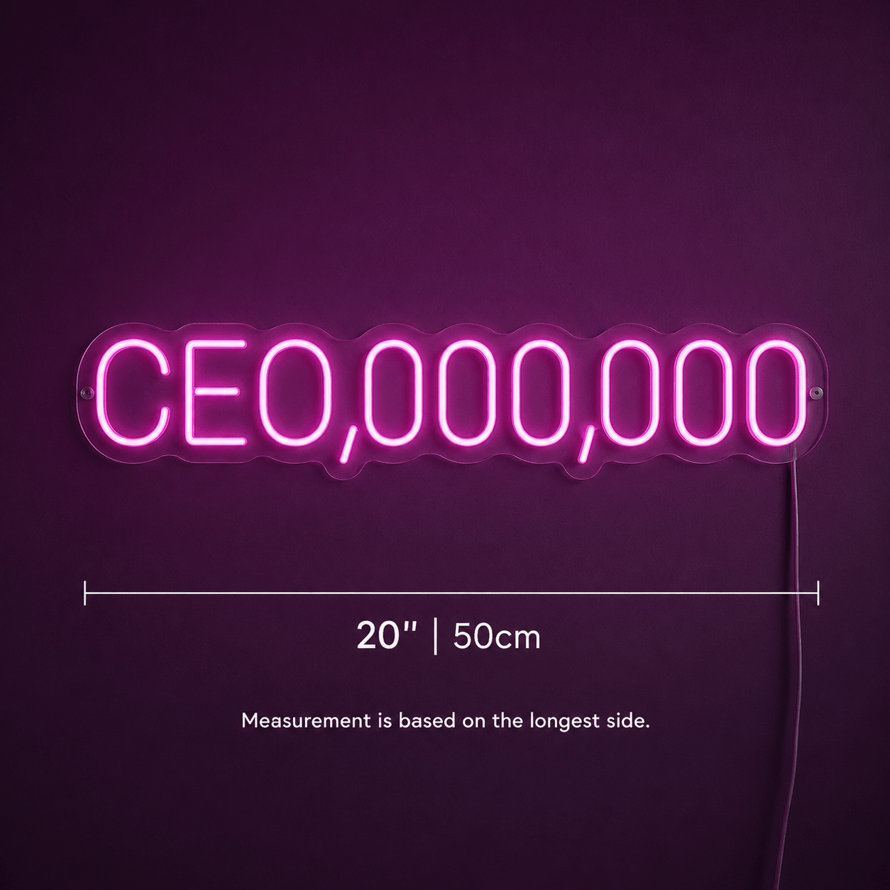 CEO,000,000 LED Neon Sign - Shineneon