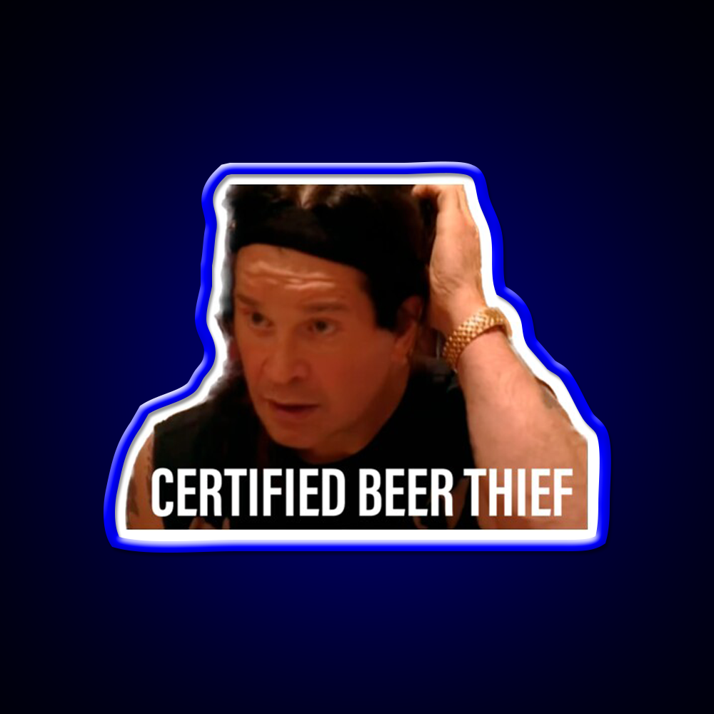 Certified Beer Thief Beer Bar Decor Led Neon Sign Rgb Color