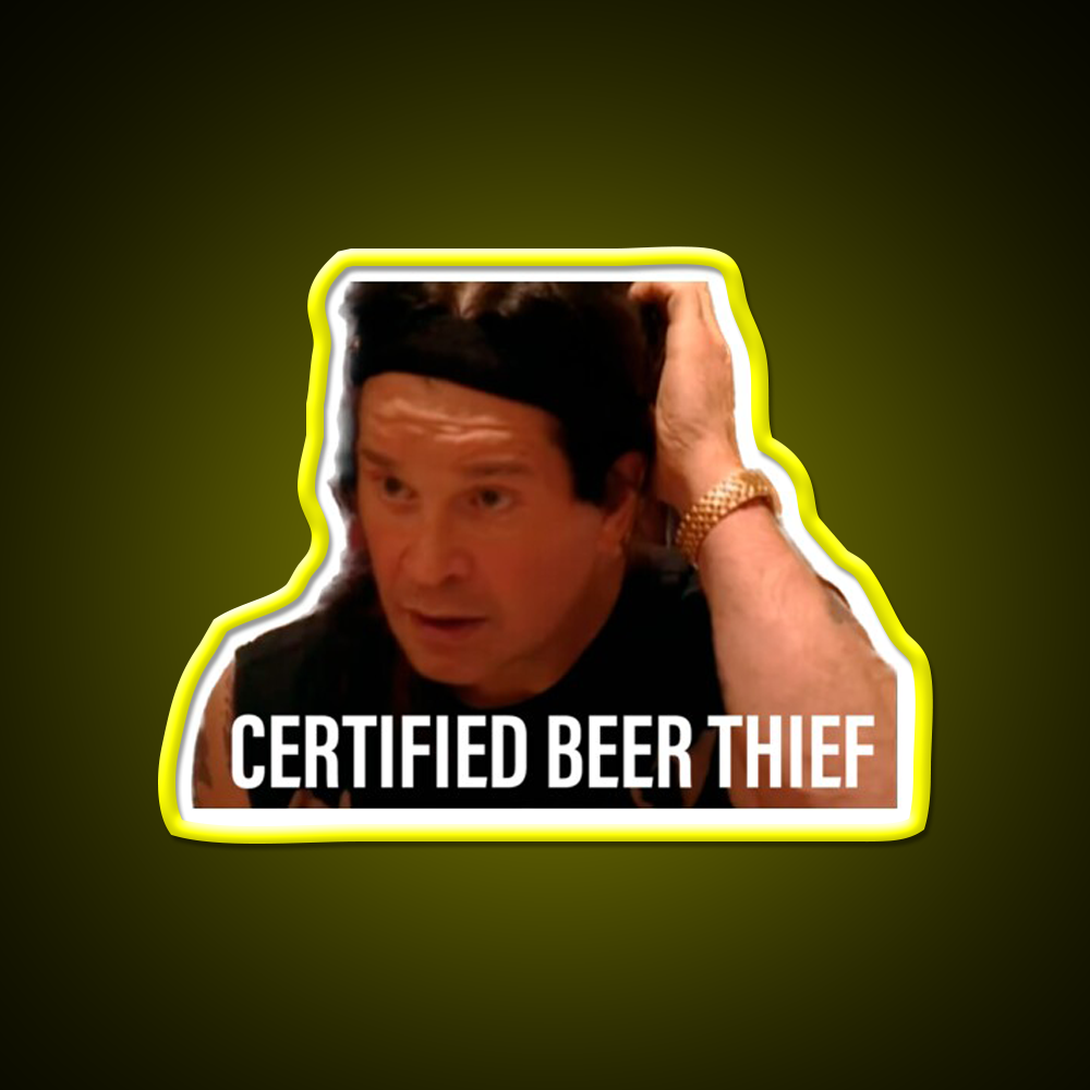 Certified Beer Thief Beer Bar Decor Led Neon Sign Rgb Color - LED neon sign view 7