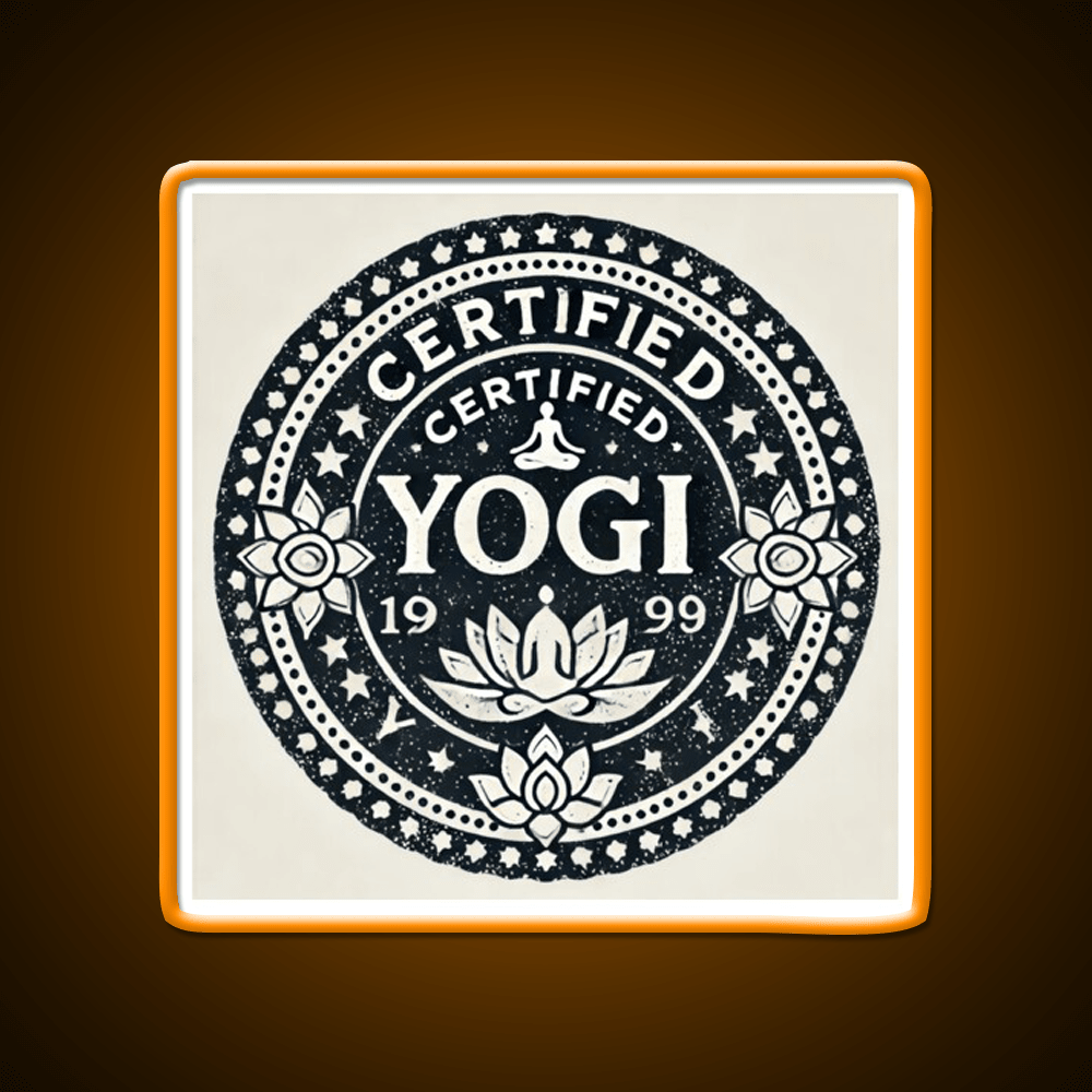 Certified Yogi Yoga Led Neon Sign For Wellness Space Rgb Color - Shineneon