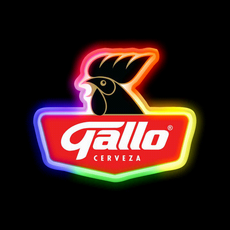 Cerveza Gallo Guatemala Beer Chapin Beer Bar Decor Led Neon Sign Rgb Color