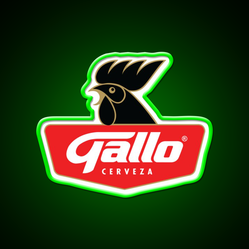 Cerveza Gallo Guatemala Beer Chapin Beer Bar Decor Led Neon Sign Wall Art Rgb Color - LED neon sign view 8