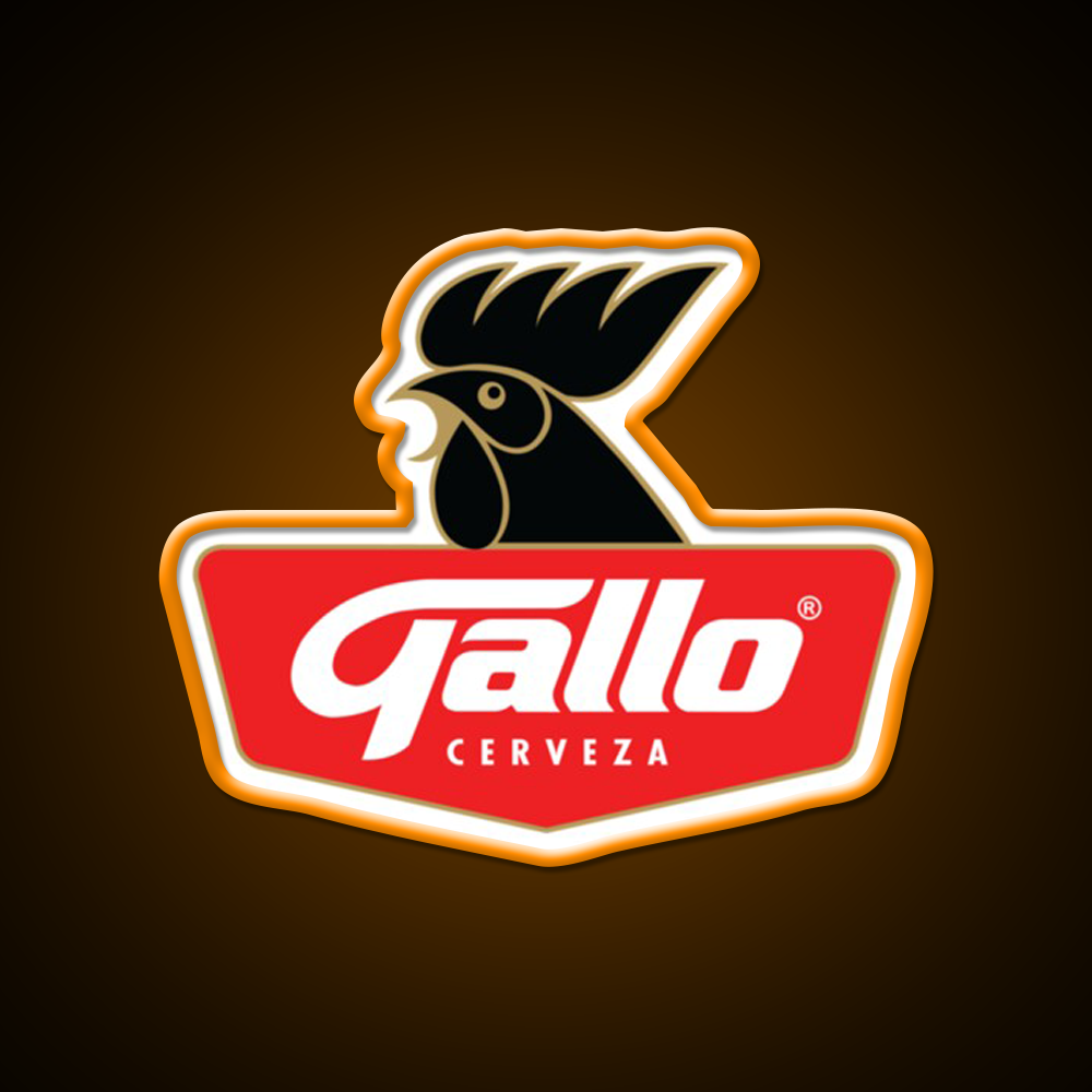 Cerveza Gallo Guatemala Beer Chapin Beer Bar Decor Led Neon Sign Wall Art Rgb Color - LED neon sign view 6