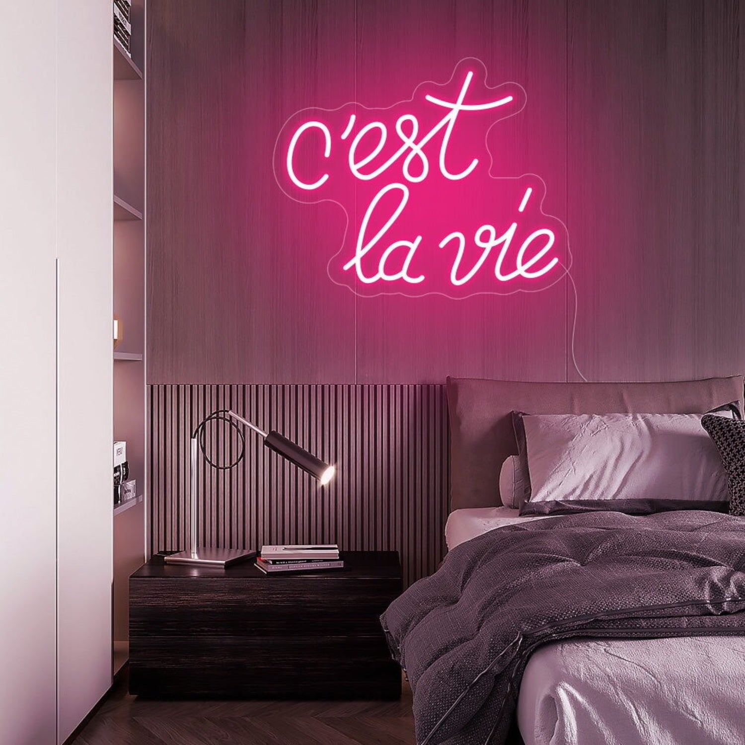 Cest La Vie Led Neon Sign For Wall Decor - Shineneon