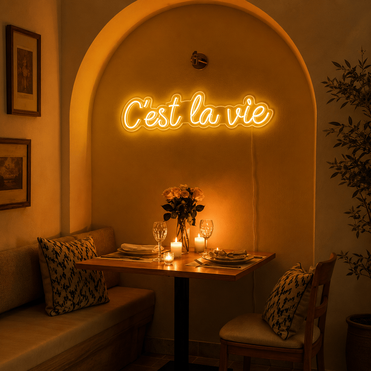 C'est La Vie LED Neon Sign Wall Neon Sign - Shineneon