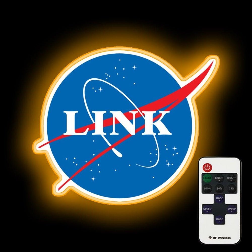 Chainlink Nasa Logo Neon Sign - Shineneon
