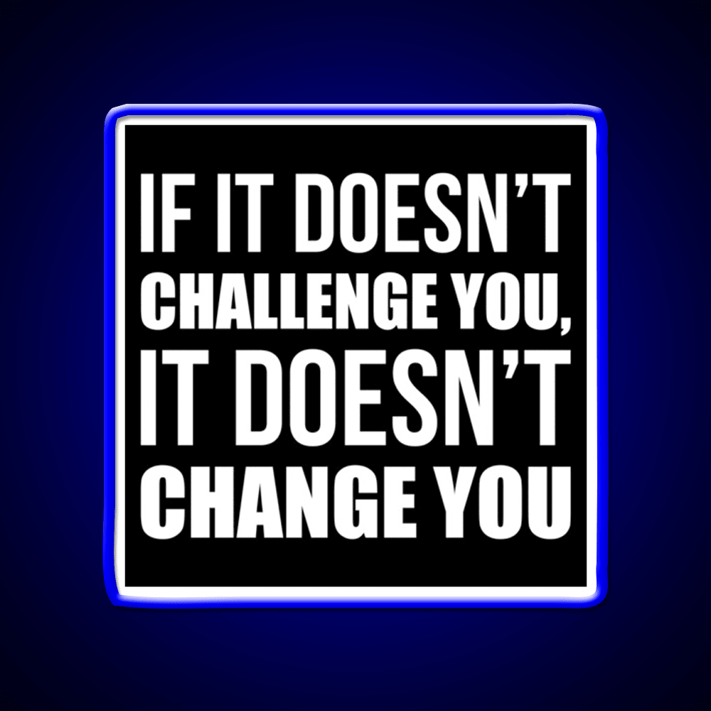 Challenge You Gym Fitness Motivational Gym Fitness Led Neon Sign Rgb Color - Shineneon