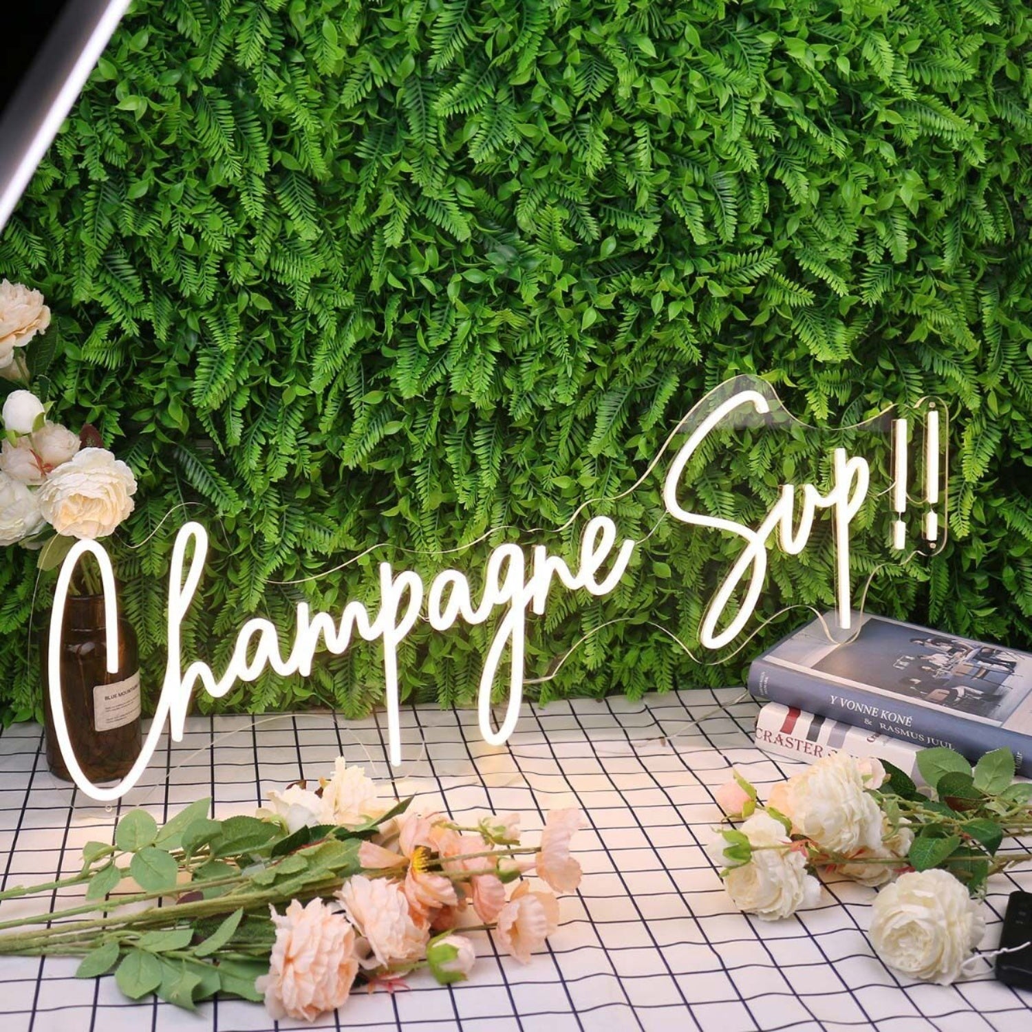 Champagne Sup Yellow Led Neon Sign - Shineneon