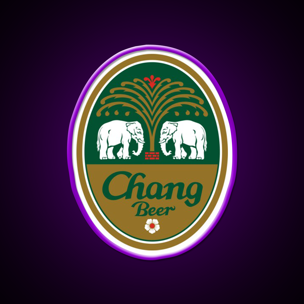 Chang Beer Bar Decor Led Neon Sign Wall Art Rgb Color - LED neon sign view 9